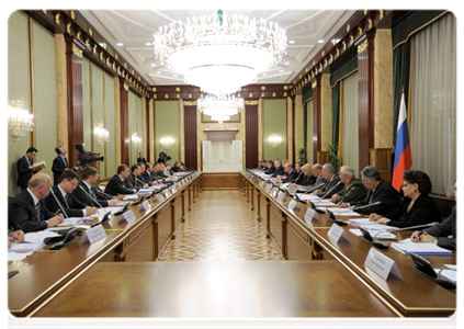 Председатель Правительства Российской Федерации В.В.Путин провёл заседание Координационного совета по делам ветеранов при Правительстве Российской Федерации|5 мая, 2012|19:40