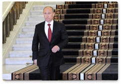 В.В.Путин отбыл из Дома Правительства в Кремль на торжественную церемонию вступления в должность Президента Российской Федерации